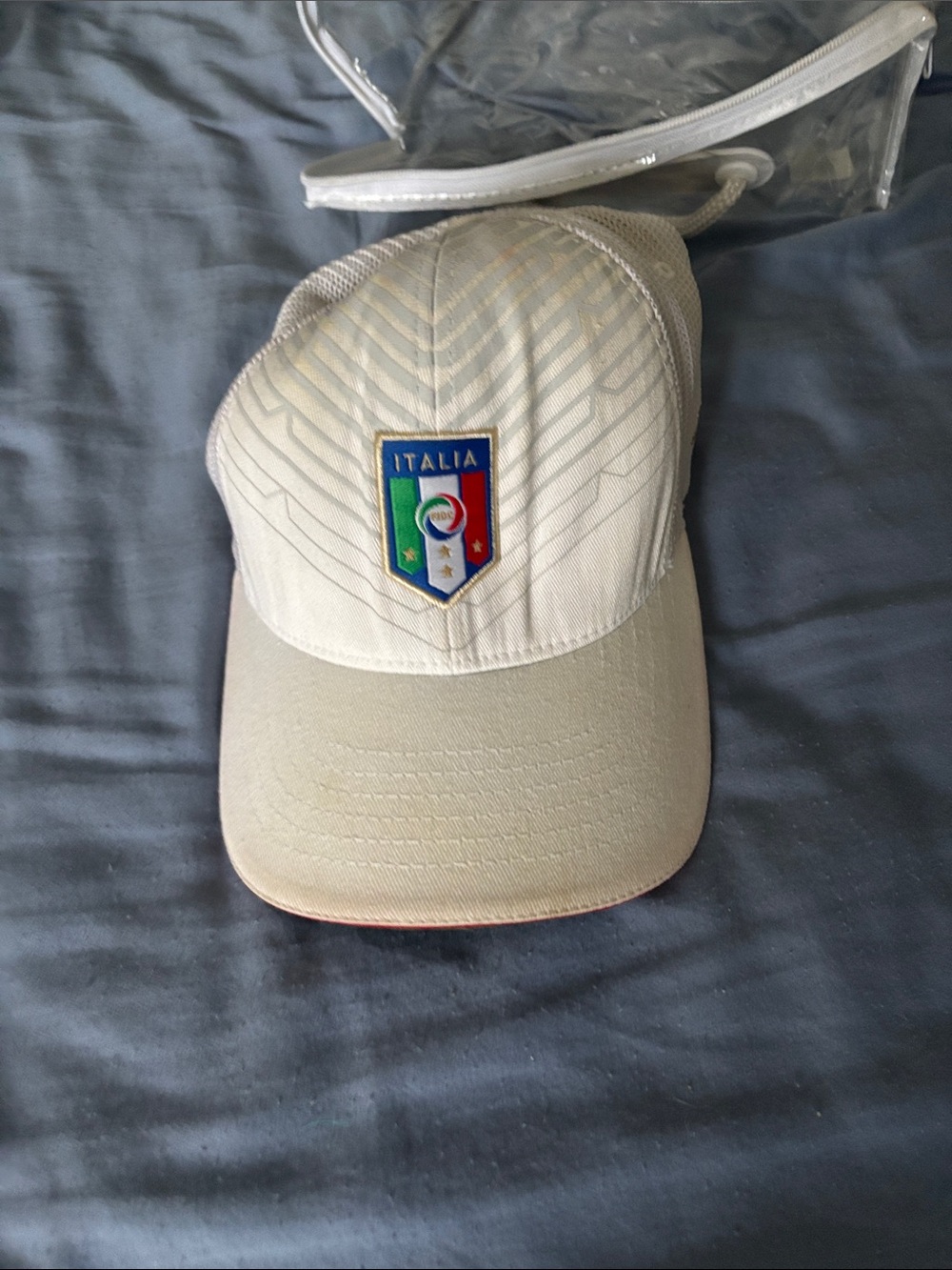 Puma Beige Italia Shield Baseball Cap